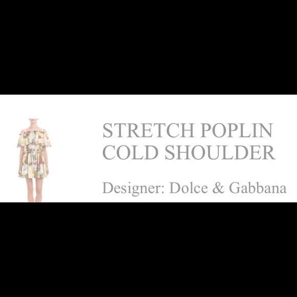 DOLCE AND GABBANA Gorgeous/Brand New/ Never worn, Cotton poplin floral dress - Picture 7 of 7